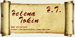 Helena Tokin vizit kartica